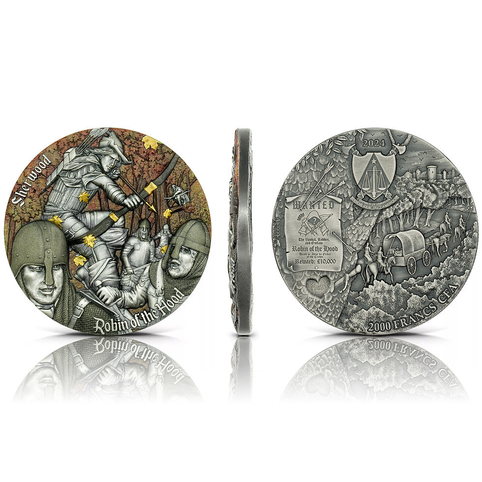 Thumbnail: 2024 Cameroon Robin of the Hood Bullion 2oz Silver 999.9 UHR