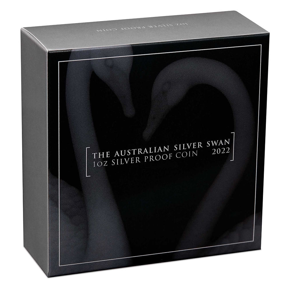 Thumbnail: 2022 Silver Swan Proof 1oz Coin Limited Mintage of only 2500