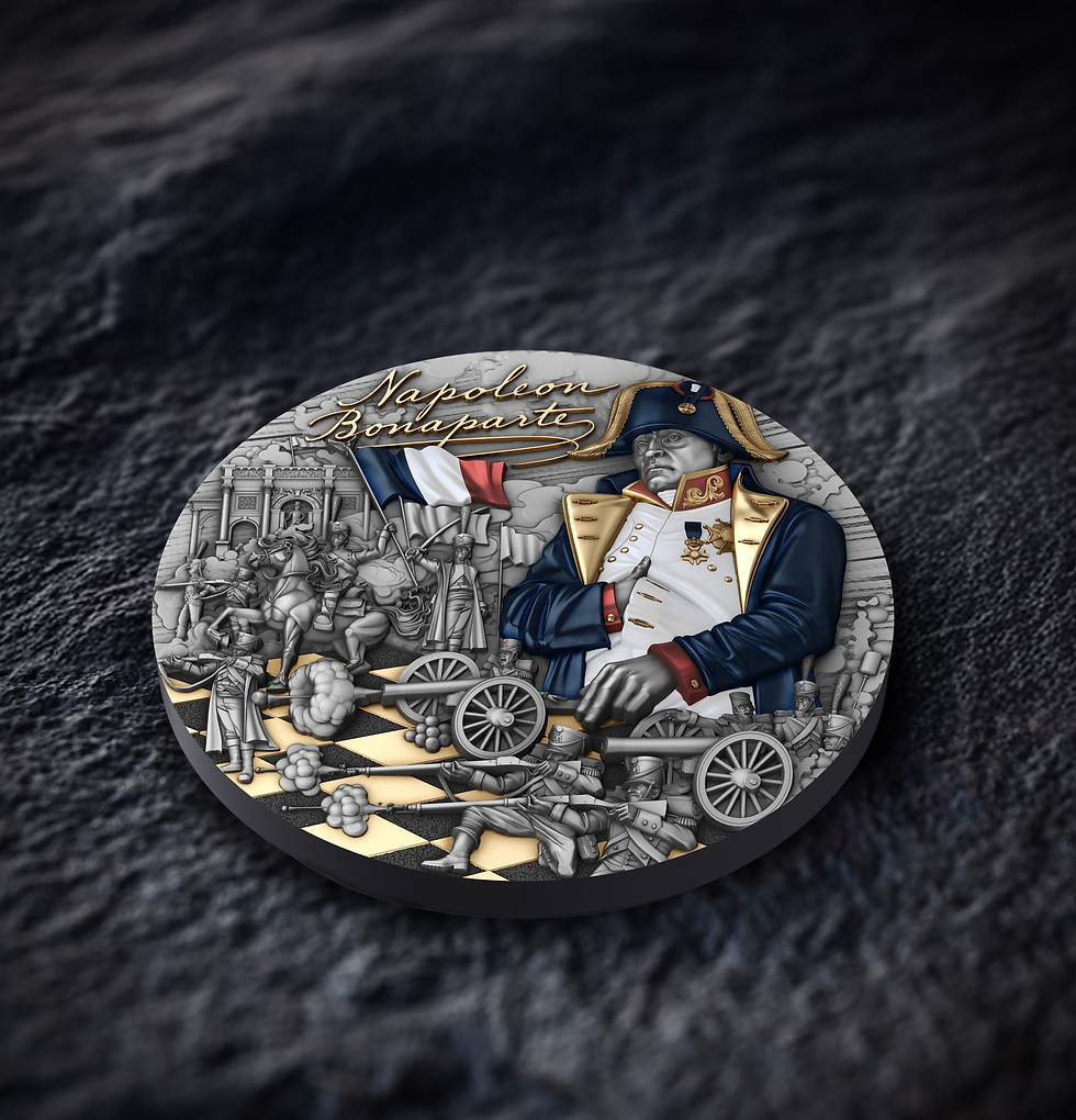 Thumbnail: 2026 NAPOLEON BONAPARTE  2oz  Ag .999 Antique