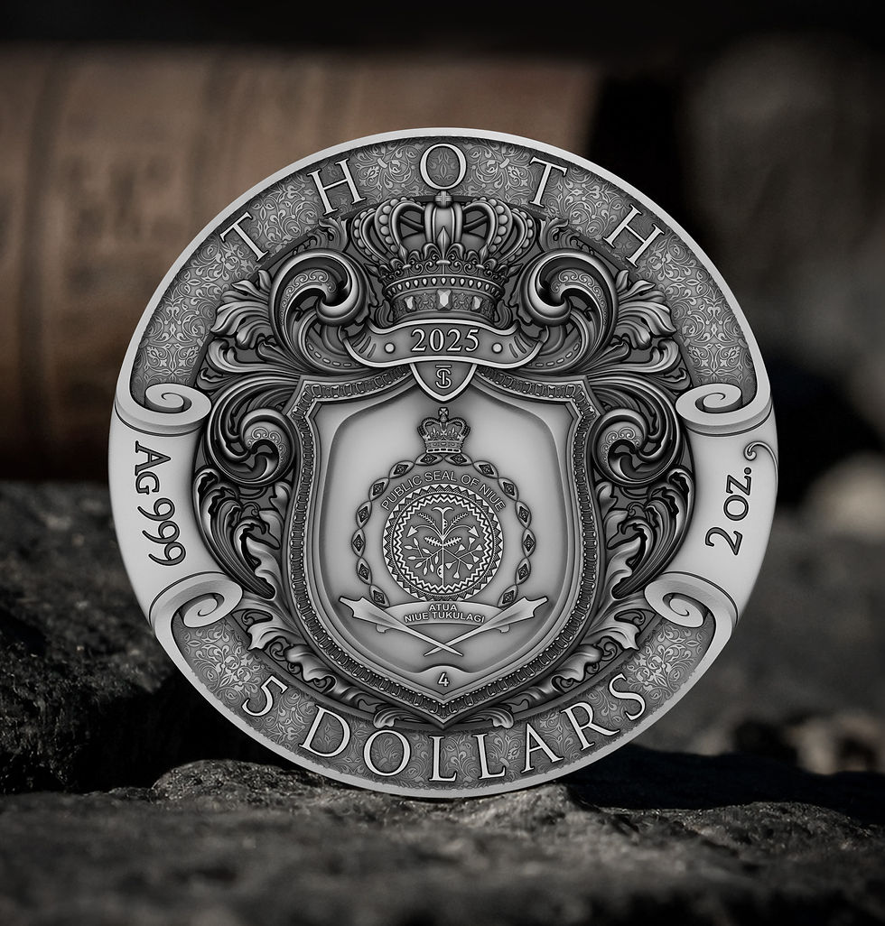 Thumbnail: 2025  Niue Thoth — 2oz  Antique Coin Ag 999