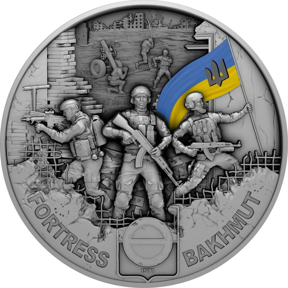 2023 Ghana Fortress Bakhmut Ukraine 2 oz