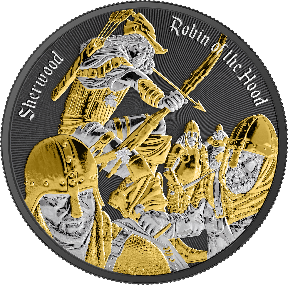 2024 Cameroon Robin of the Hood Multimetal 1oz Silver 999.9