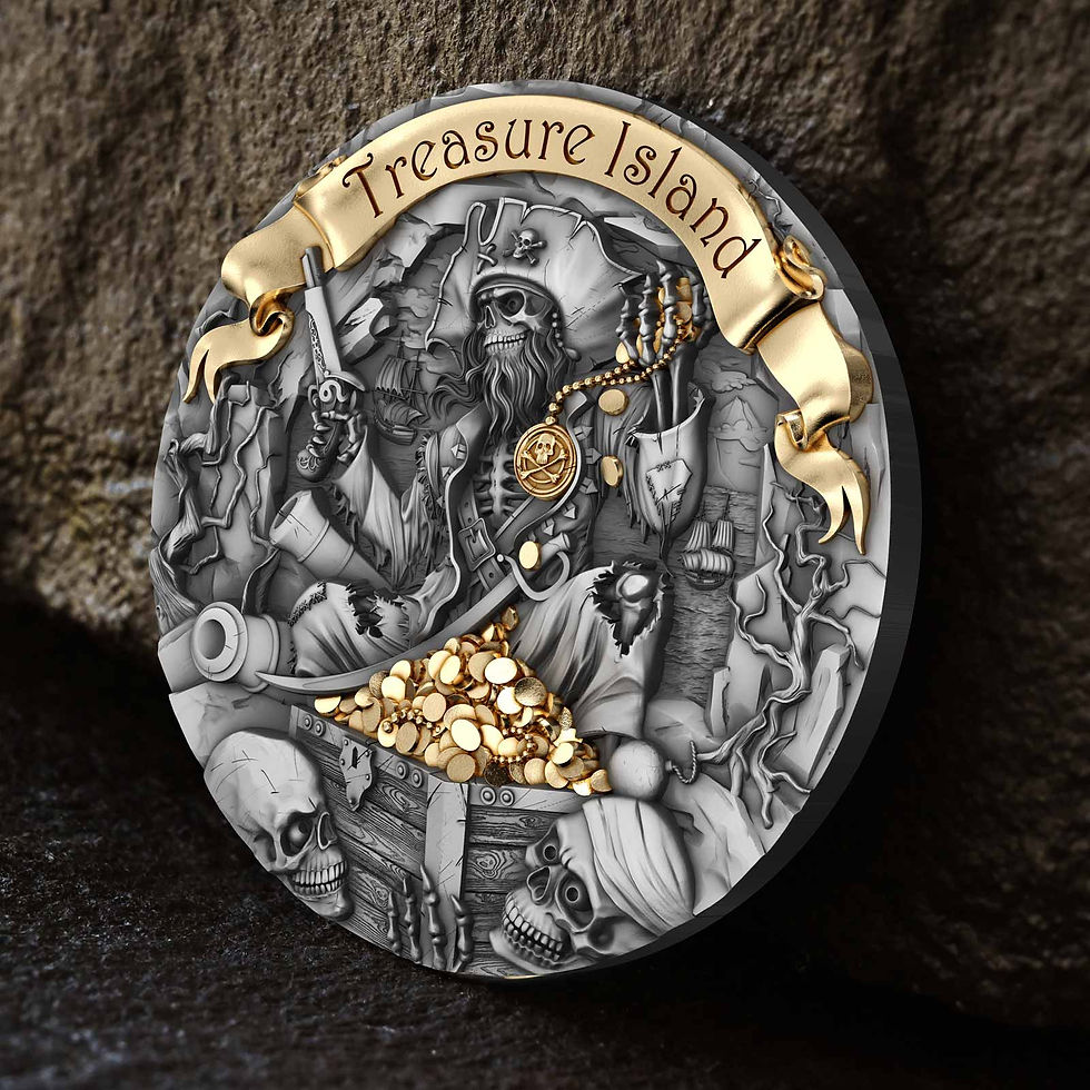 Thumbnail: Cameroon 2024 - Treasure Island Ag999 2 oz