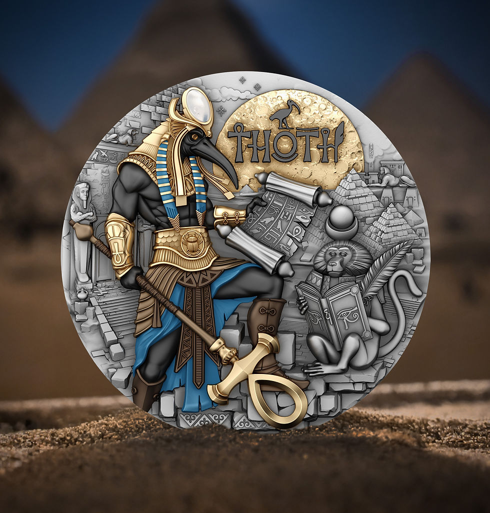 Thumbnail: 2025  Niue Thoth — 2oz  Antique Coin Ag 999