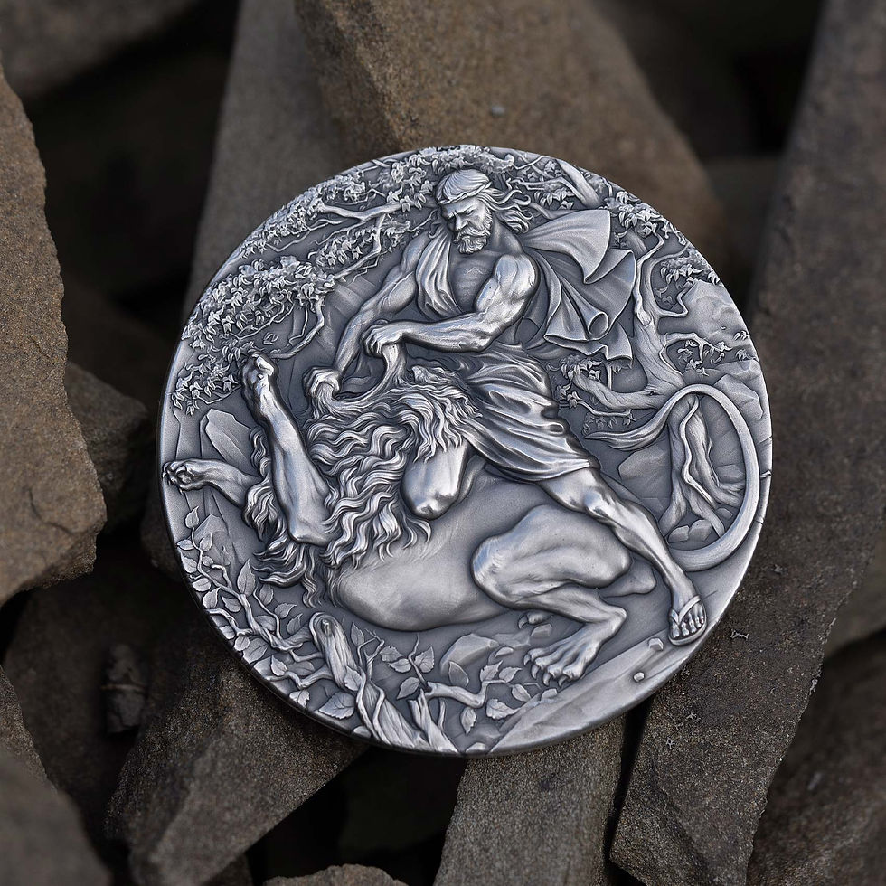 Thumbnail: Niue 2023 - Samson Ag999 2oz T&S Coins