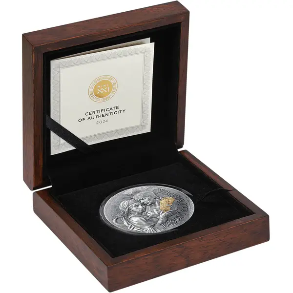 Thumbnail: JASON AND MEDEA Great Greek Mythology 2 Oz Silver Coin 2000 Francs Cameroon 2024