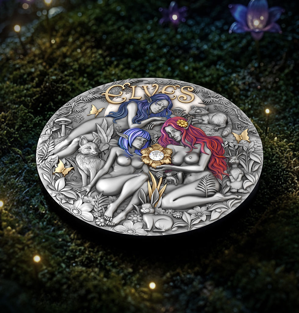 Thumbnail: 2026  ELVES 2oz  Silver coin Ag .999