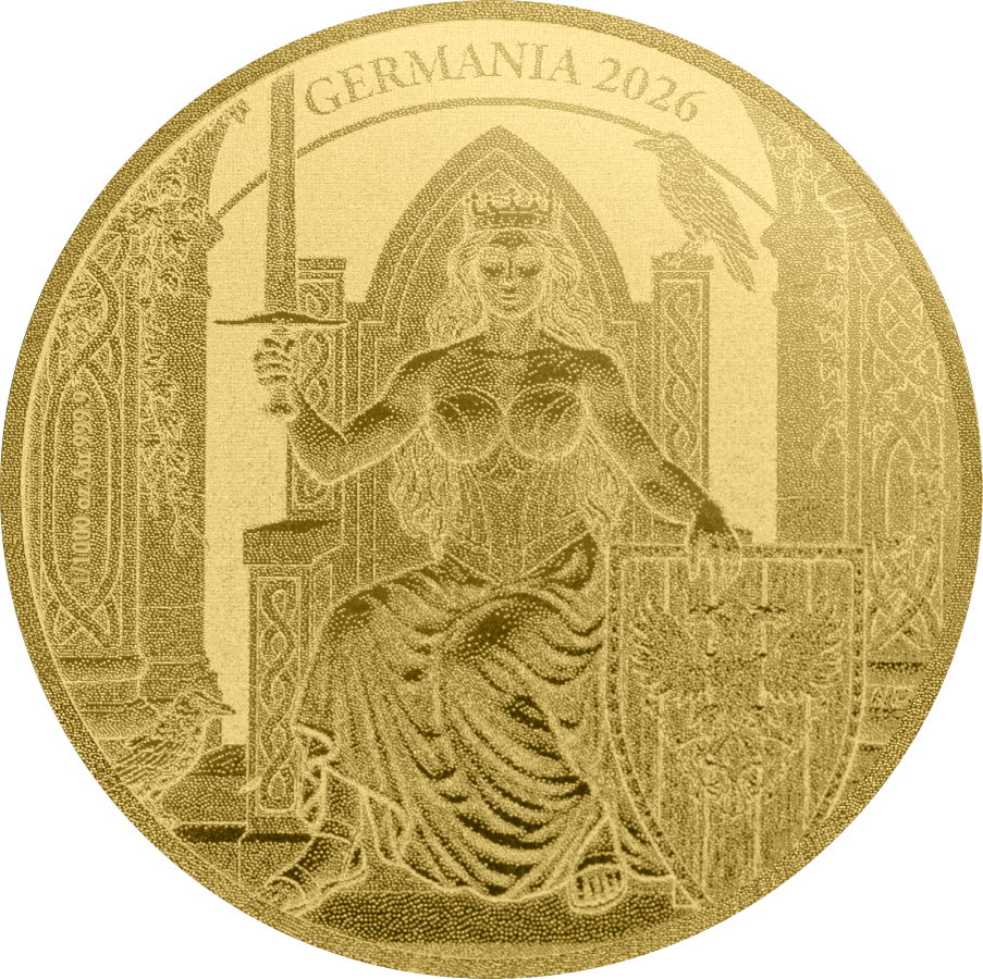 2026 Germania 1/1000 oz Gold BU-PREORDER