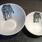 Bols motif zebre