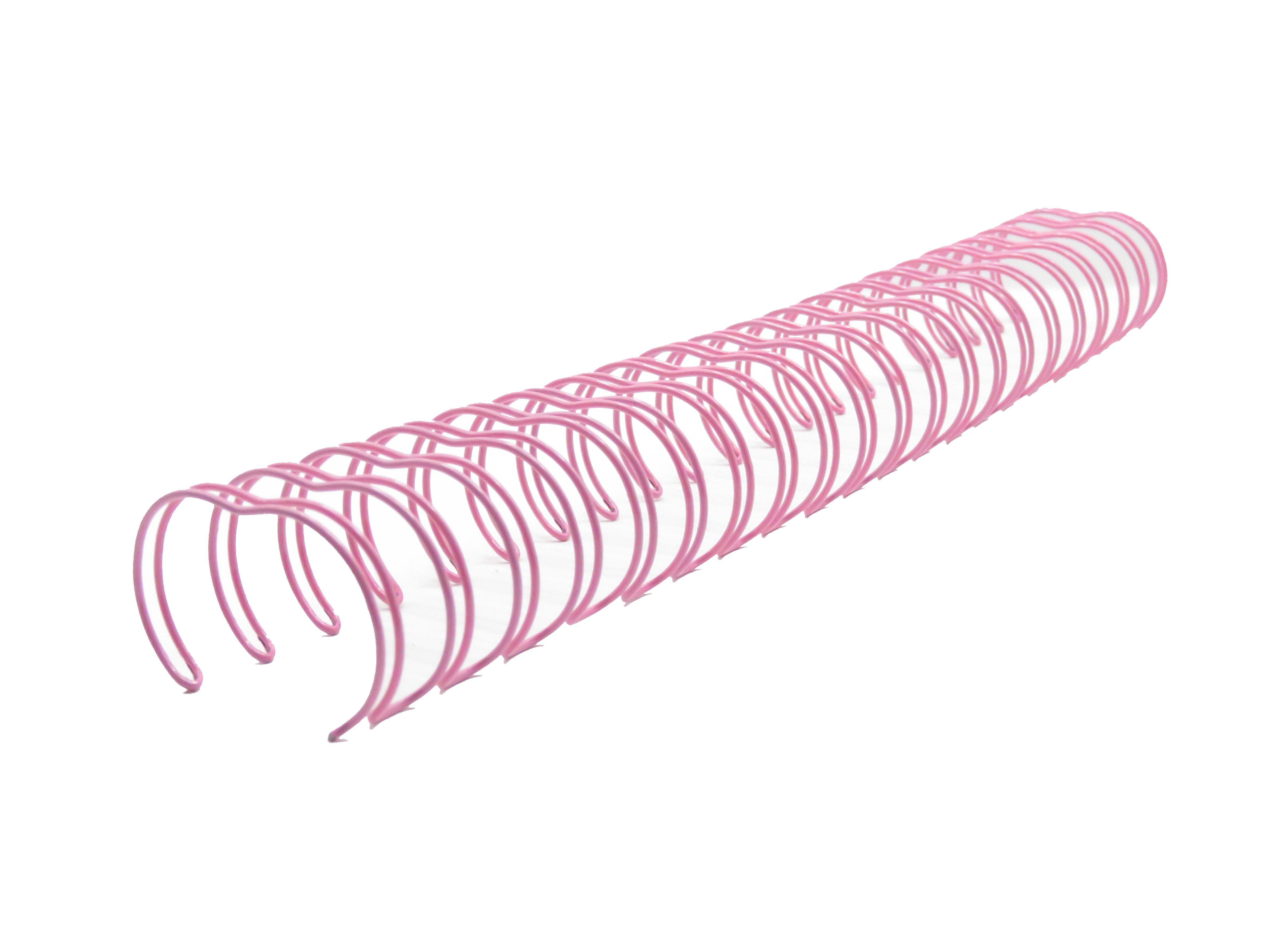 Arillo metálico paso 2:1 - 5/8 - Rosa Pastel