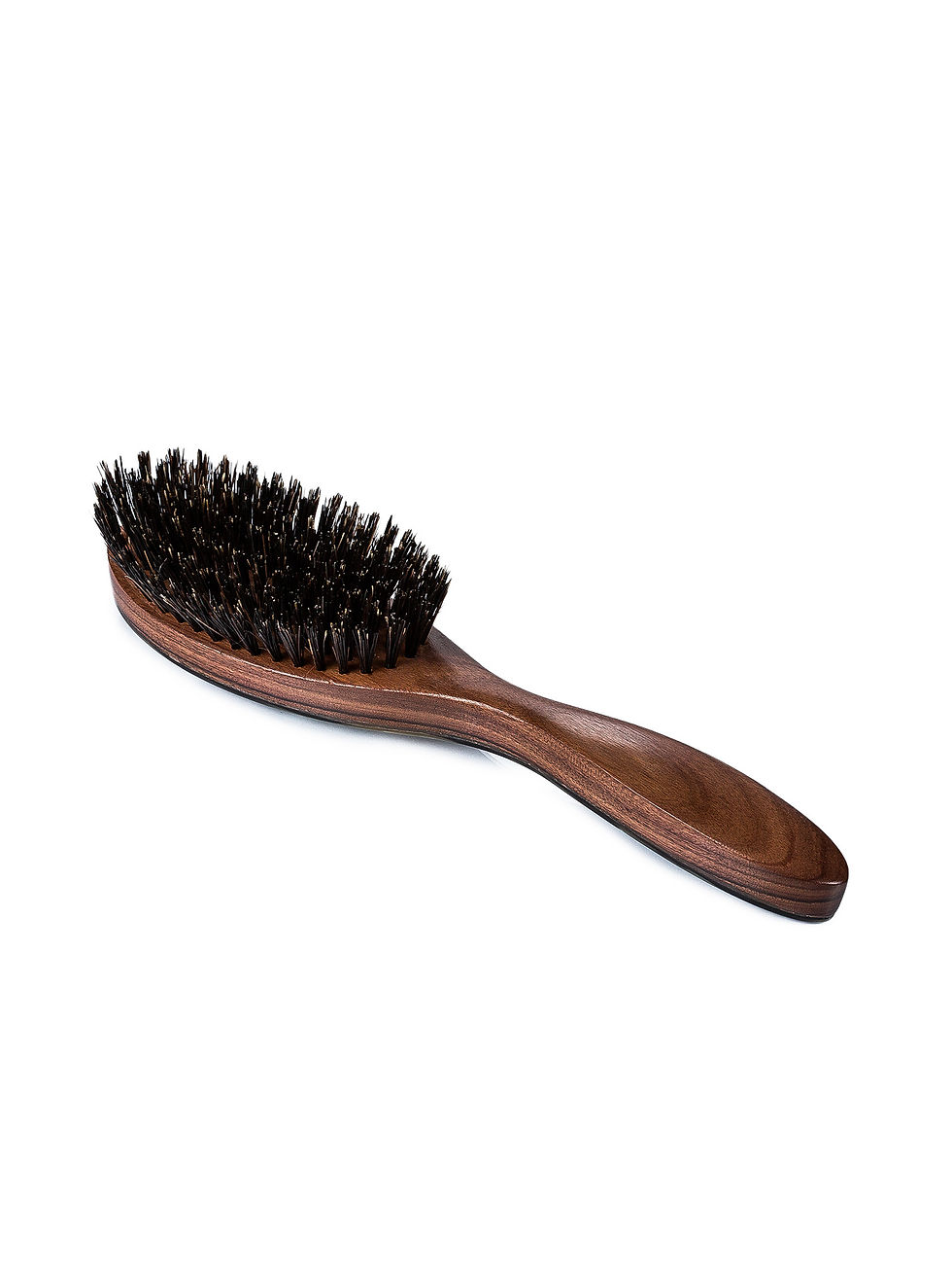 Miniatura: Spazzola per capelli ovale in vero corno