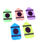 Miniatura: Dije Estampado - Crayola - Tonos Pastel - 5Pzs