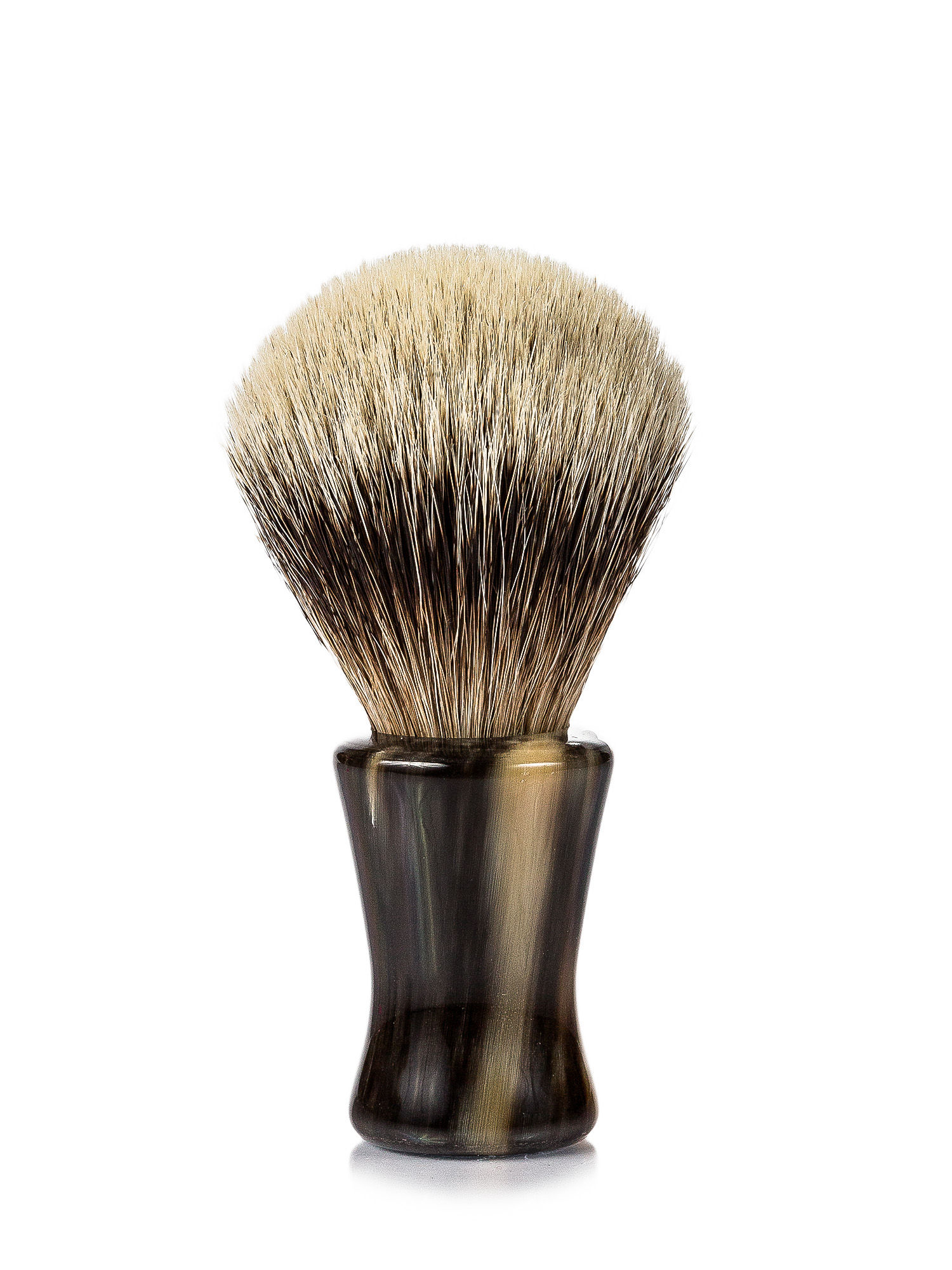 Pennello da barba in corno