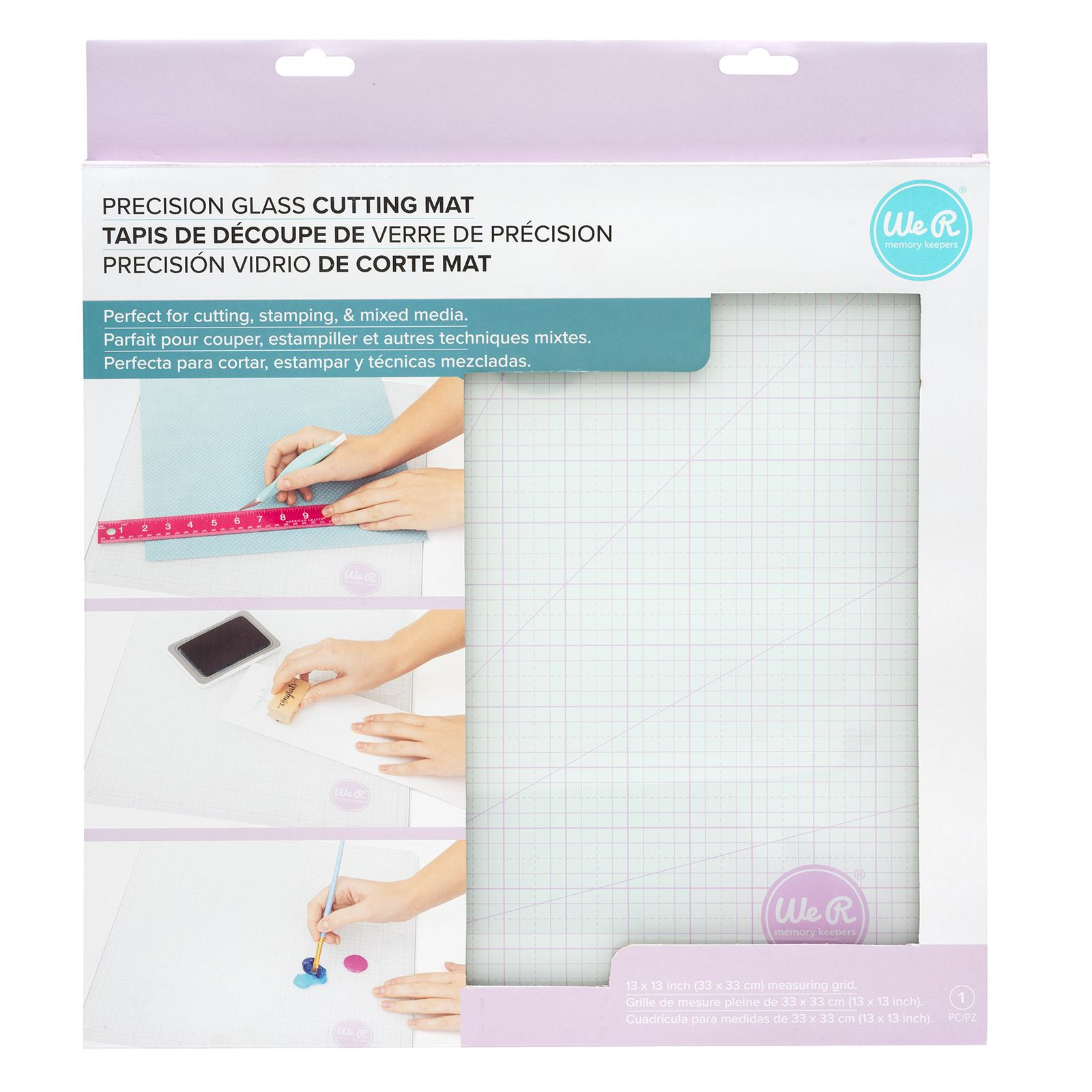 We R - PRECISION GLASS CUTTING MAT - LILAC