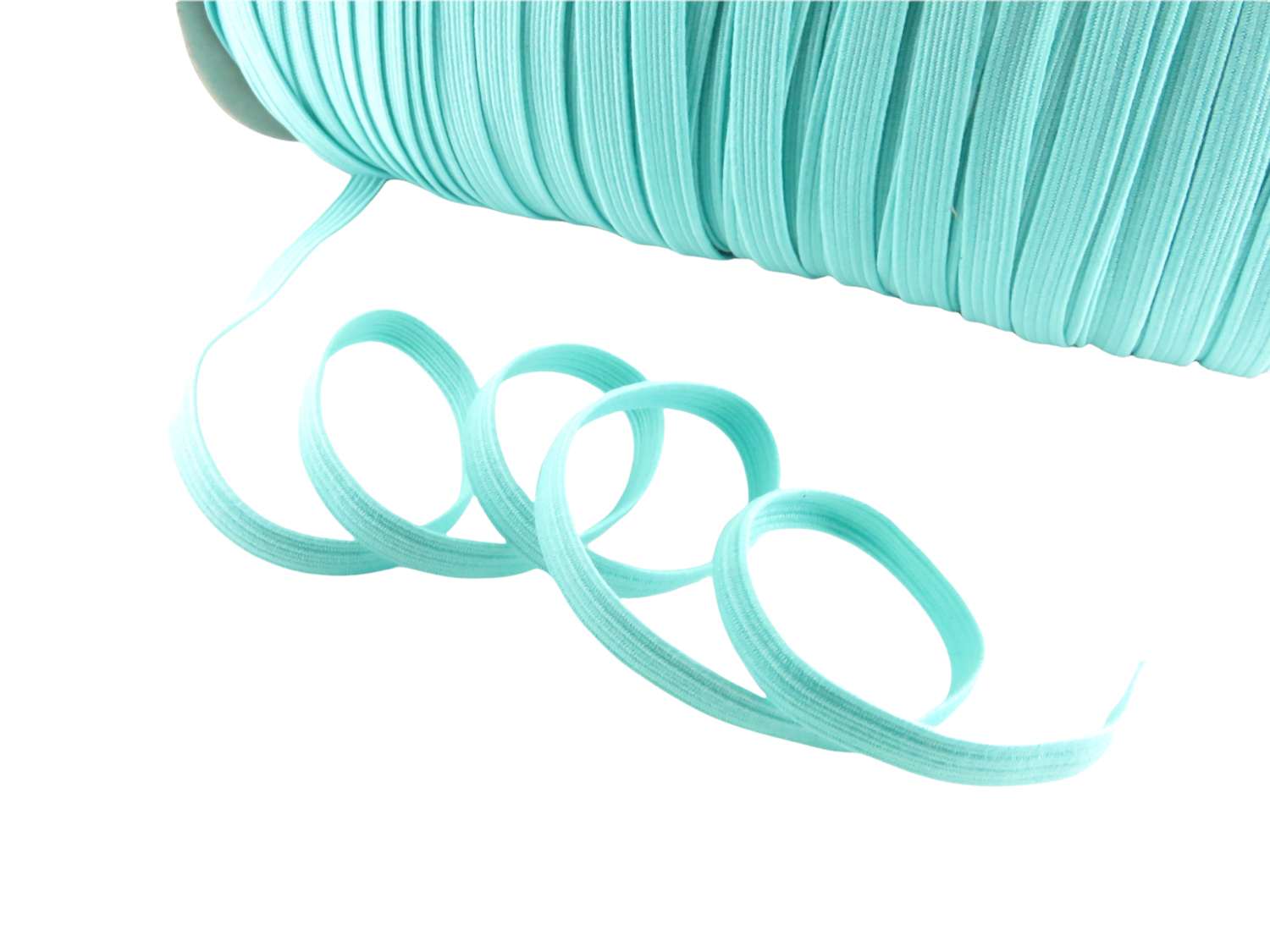 Elástico plano - 6mm - Menta