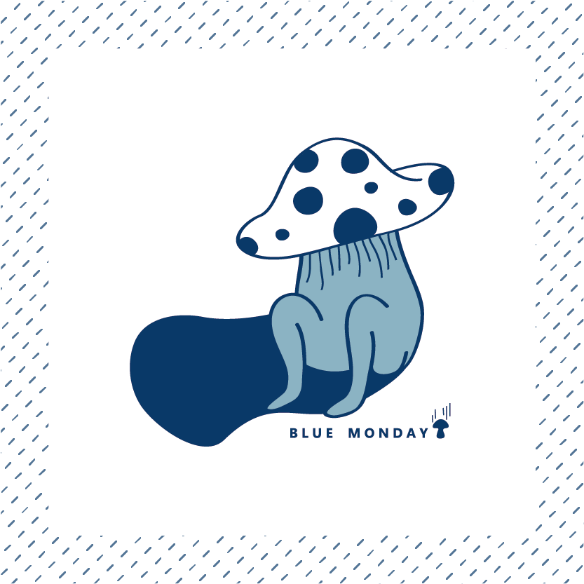 縮圖：Blue Monday-束口袋