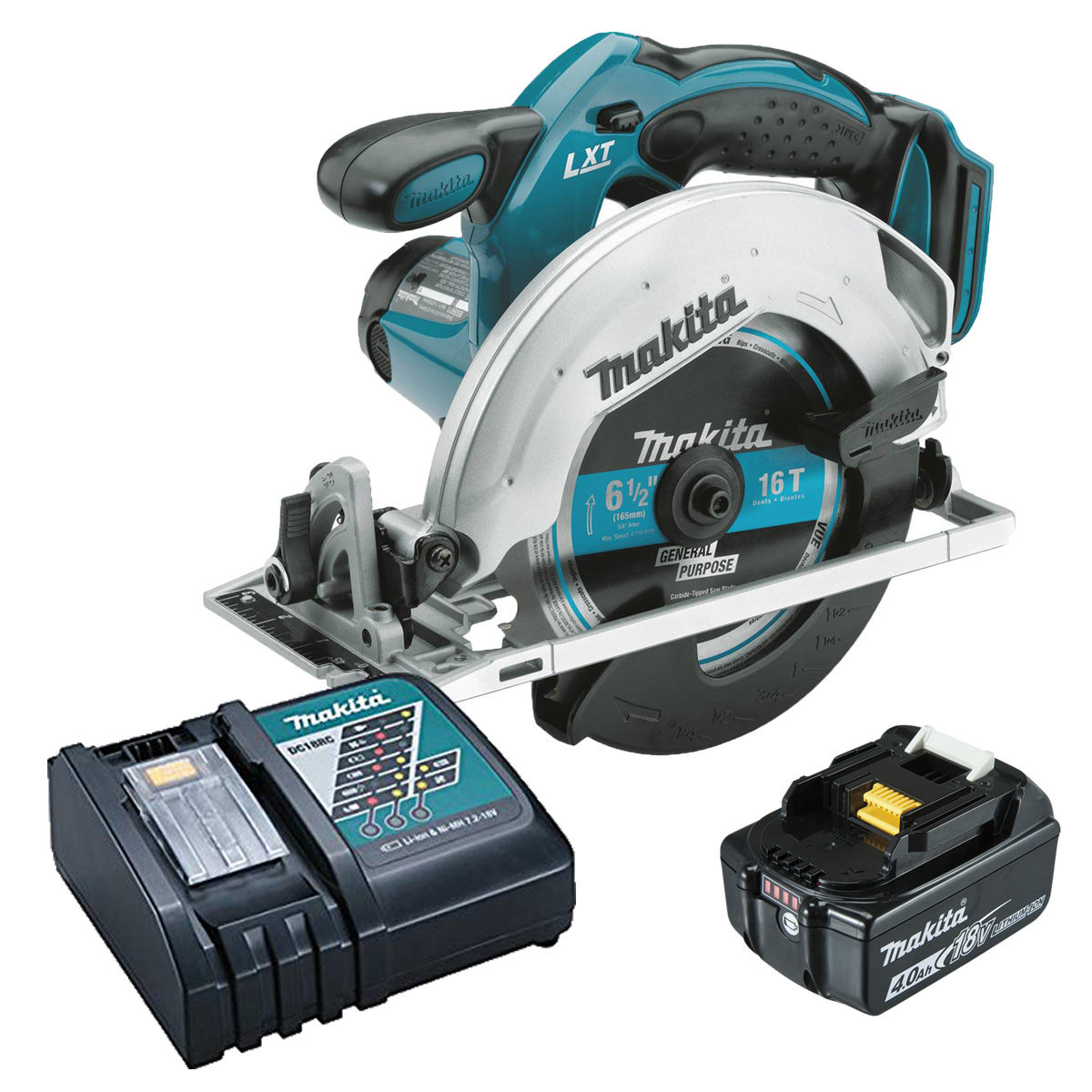 Sierra Circular Makita Xsh03 Brushless 18v Litio Completa