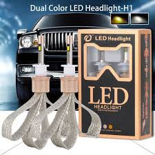 Led Cree H3 Bicolor blanca amarilla