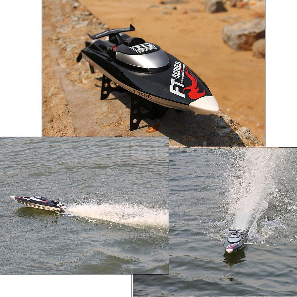 Küçük resim: Lancha Ft012 A Bateria 4 Canales 2.4 Ghz