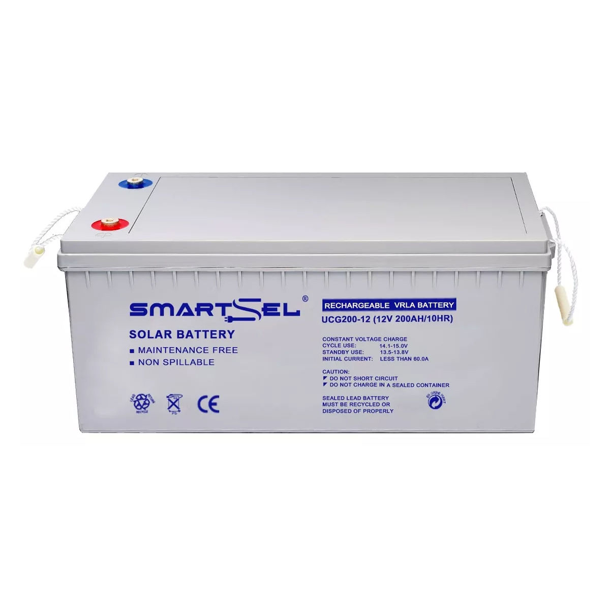 Bateria De Gel Estacionaria 200amp 12v Smartsel