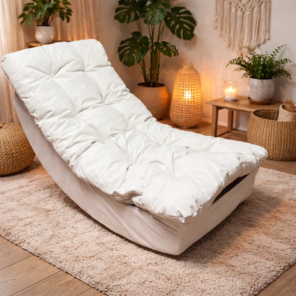 Sillón Reclinable Mecedora Acolchonado