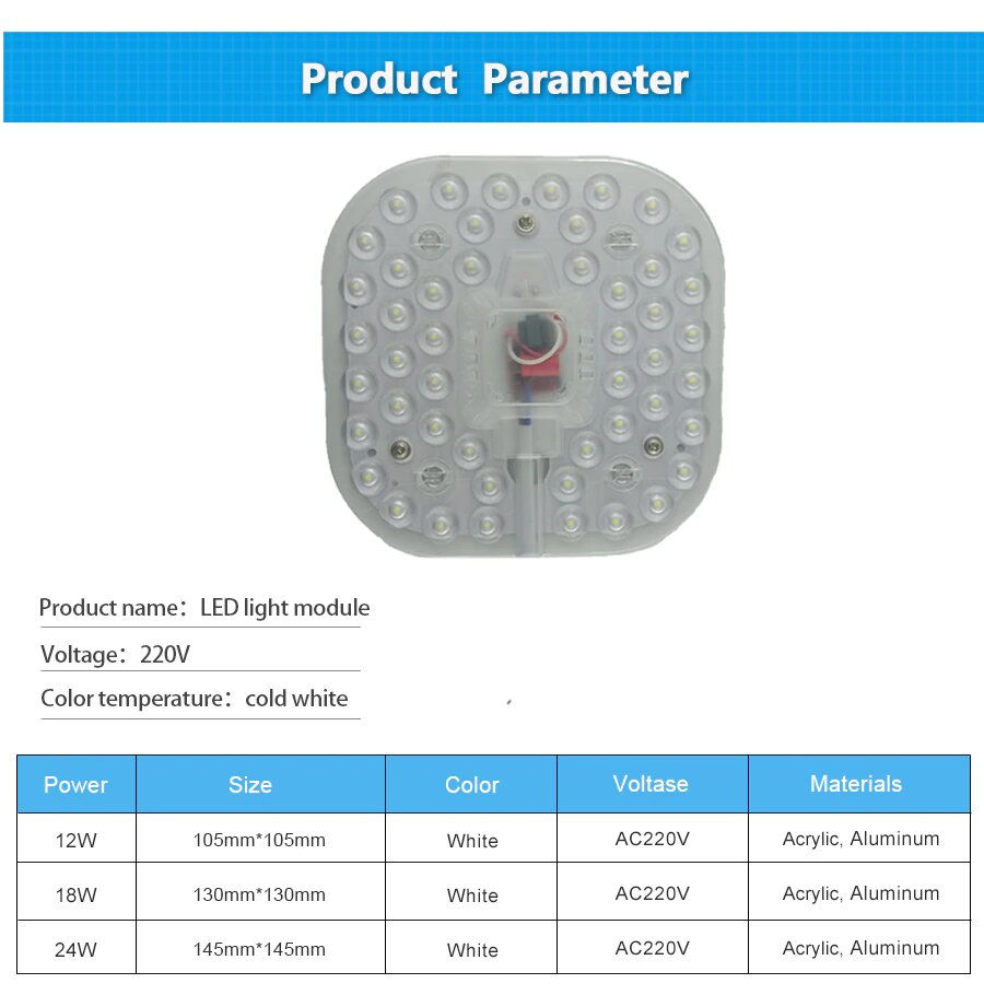 Miniatura: Lampara Led 220v Remplazo Luminaria 24w
