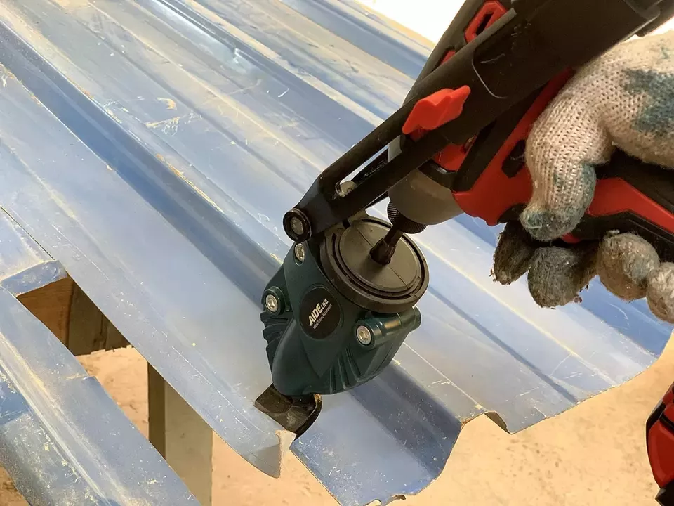 Miniatura: Tijera Cortadora De Chapa Regulable Para Taladro