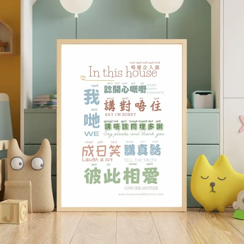 Thumbnail: Family Value House Rules Posters *Digital*