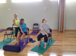 Clay County Oncology Chair Yoga