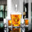 Thumbnail: Brain Freeze Skull Decanter Set – Unique Glass Decanter with Skull Design & 4 Sk