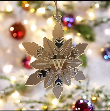 Thumbnail: Personalized Layered Snowflake Ornament