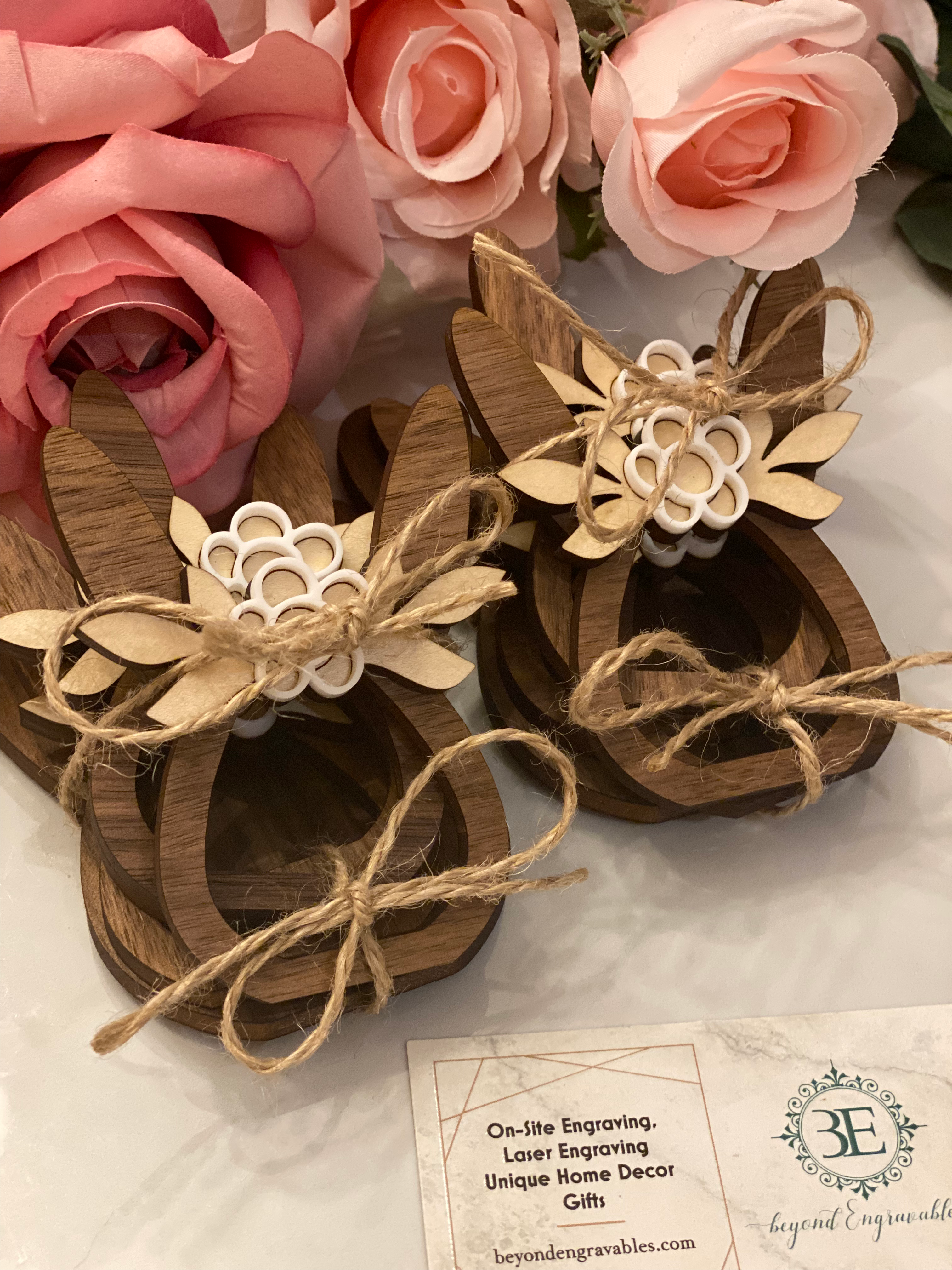 Easter Bunny Napkin Ring (Set of 4)