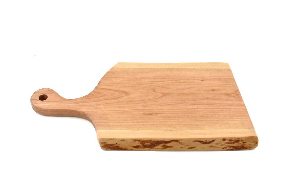 Thumbnail: LIVE EDGE ARTISAN WOOD SERVING BOARD 18" Long