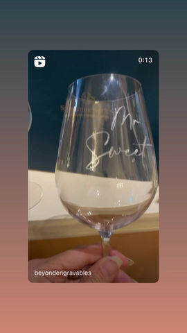 Thumbnail: Lenox Stemmed Wine Goblets - Engraved