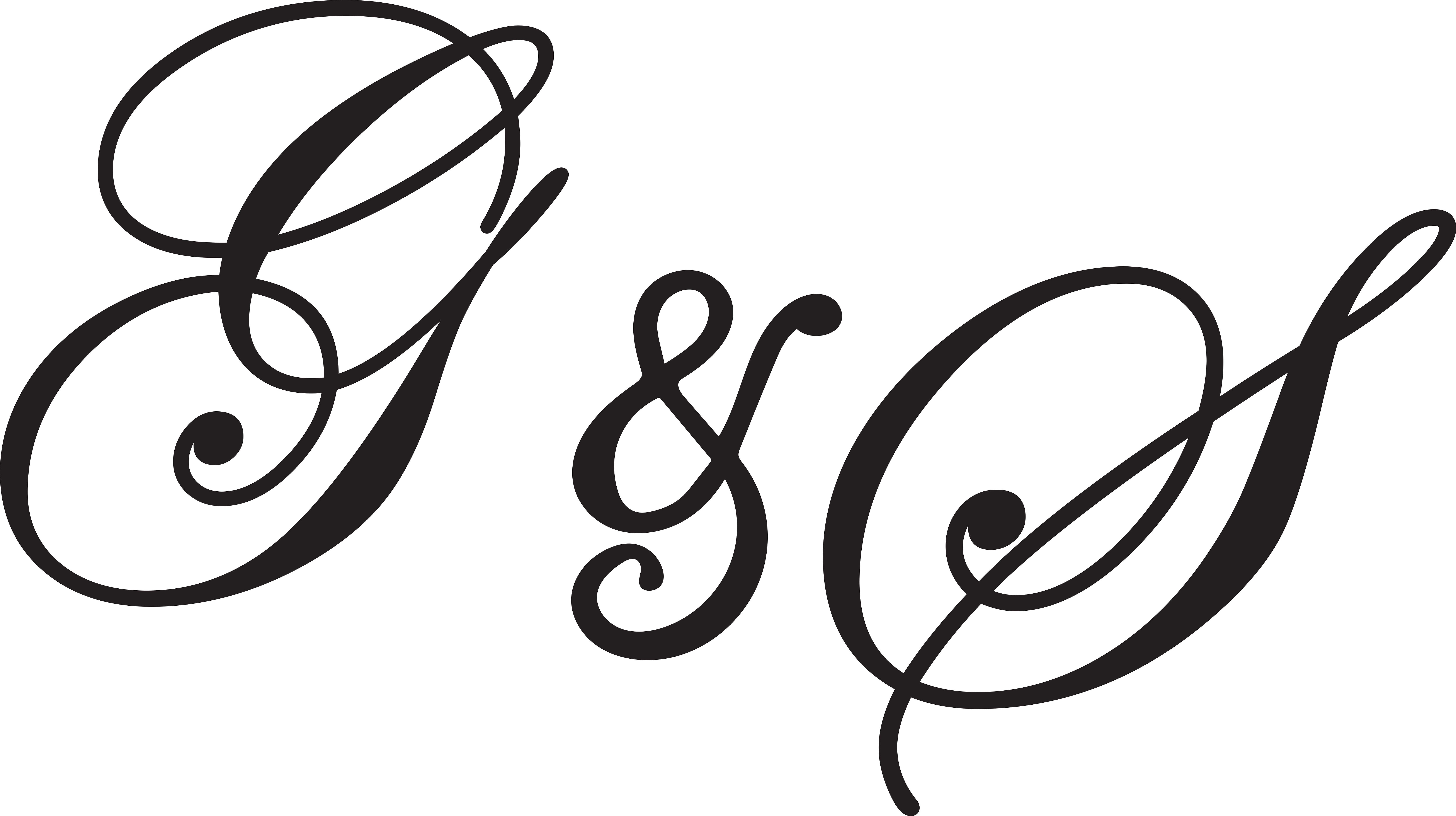 Large Wedding Initials | Large letters and Ampersand | Mirror Acrylics