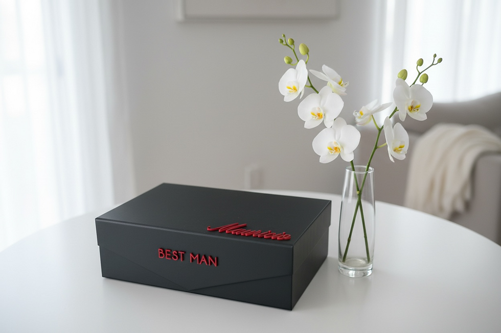 Thumbnail: Personalized Magnetic Gift Box – Luxury Bridesmaid Proposal Box | Beyond Engrava