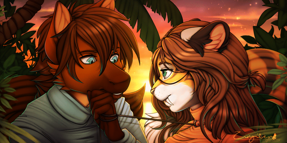 Sunset lovers.gif
