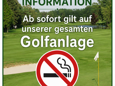 Rauchverbot auf dem Golfplatz