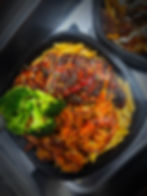 Arranged Food and Objects