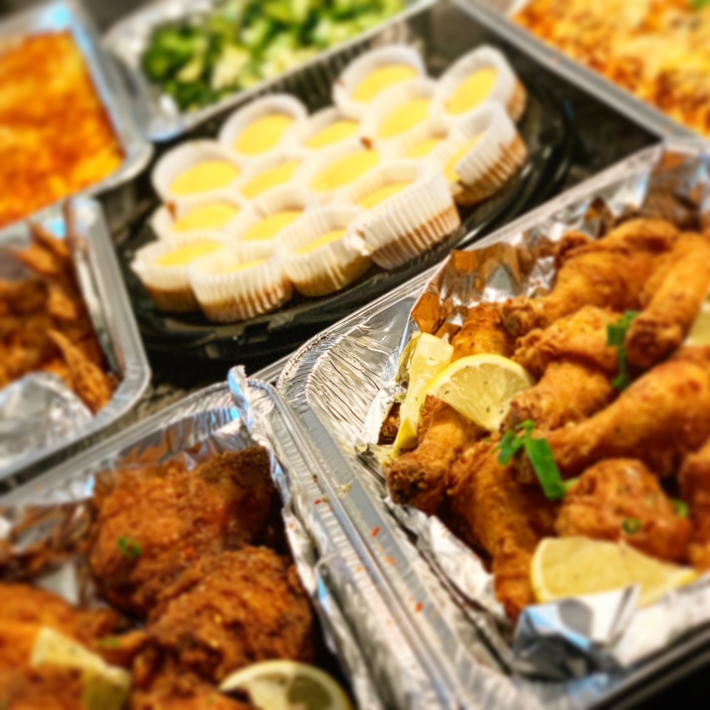 Arranged Food and Objects