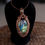 Thumbnail: Spectrolite Copper Wire Wrapped Amulet Pendant