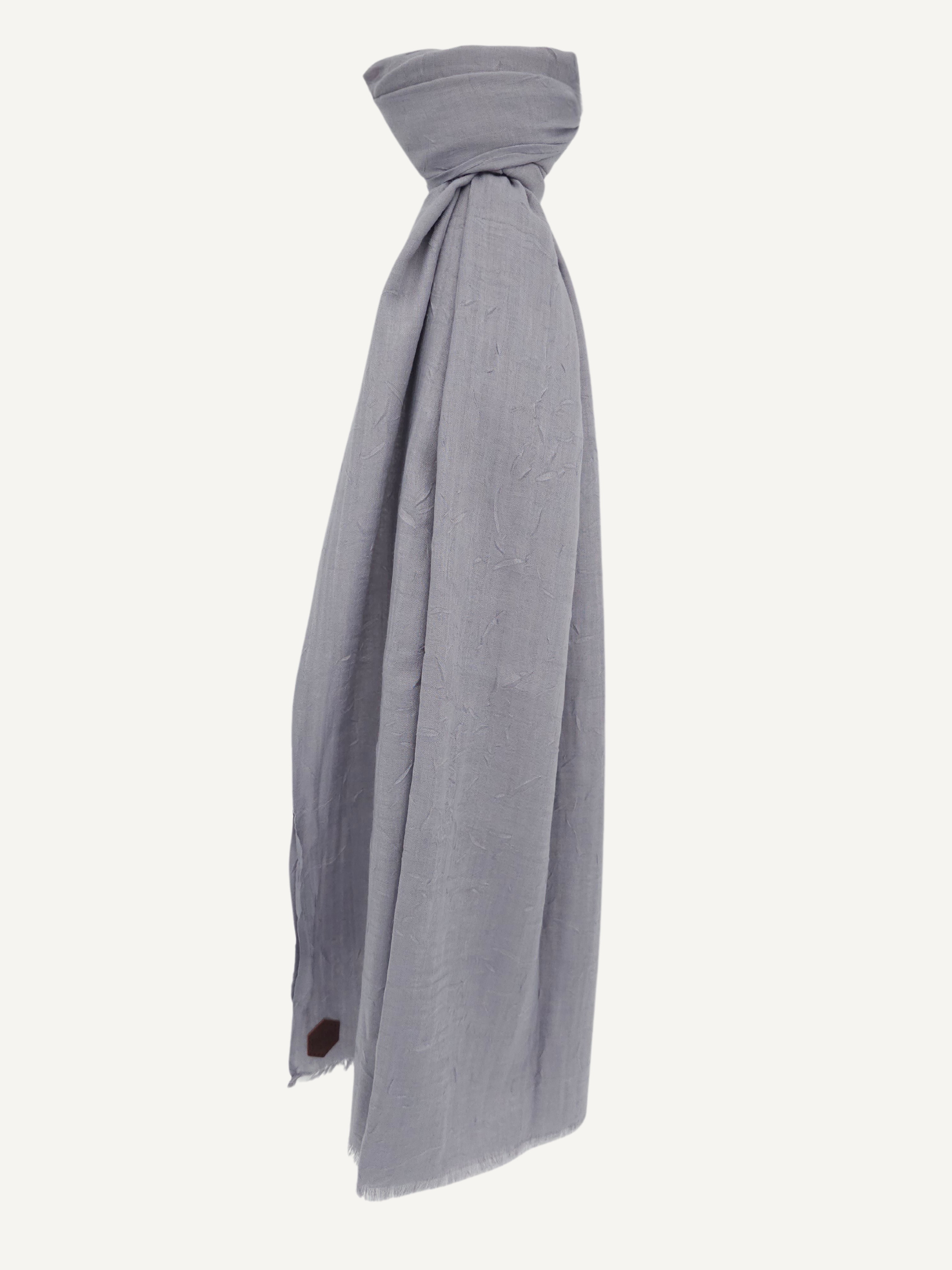 Bamboo Wrinkled Shawl - Alice Bleu