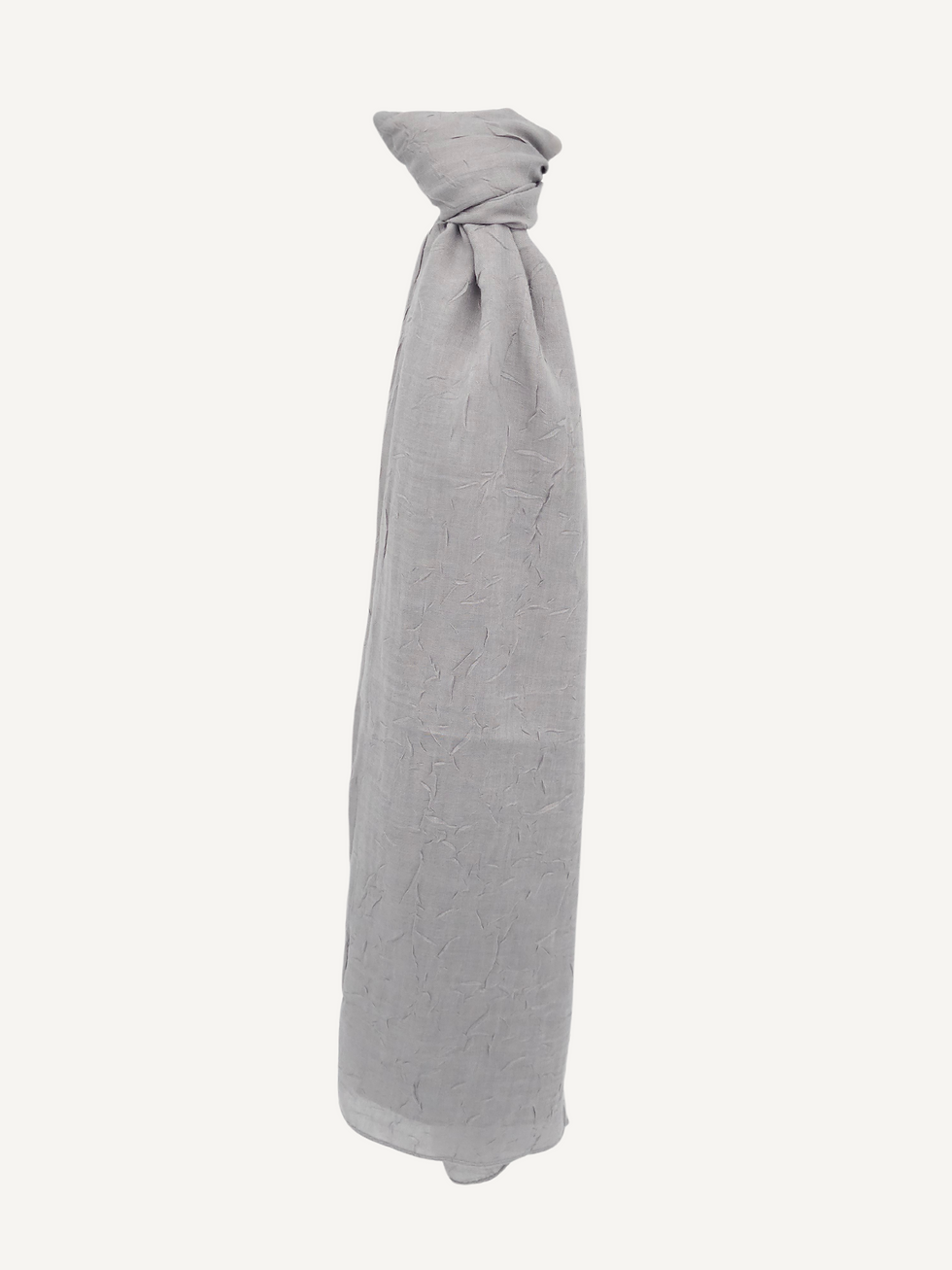 Bamboo Wrinkled Scarf - Grey