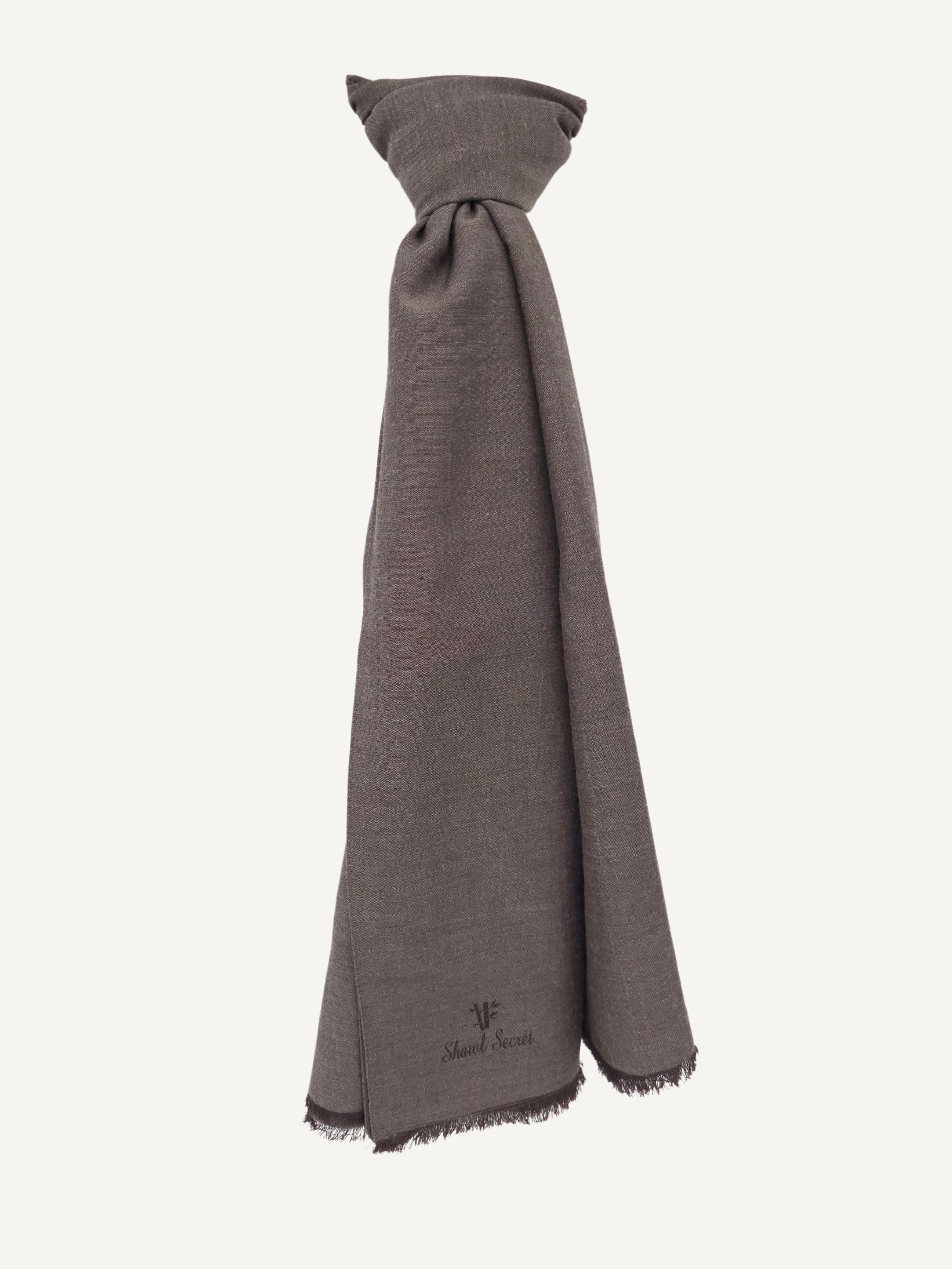 Viscose Cotton Shawl - Grey Smoke