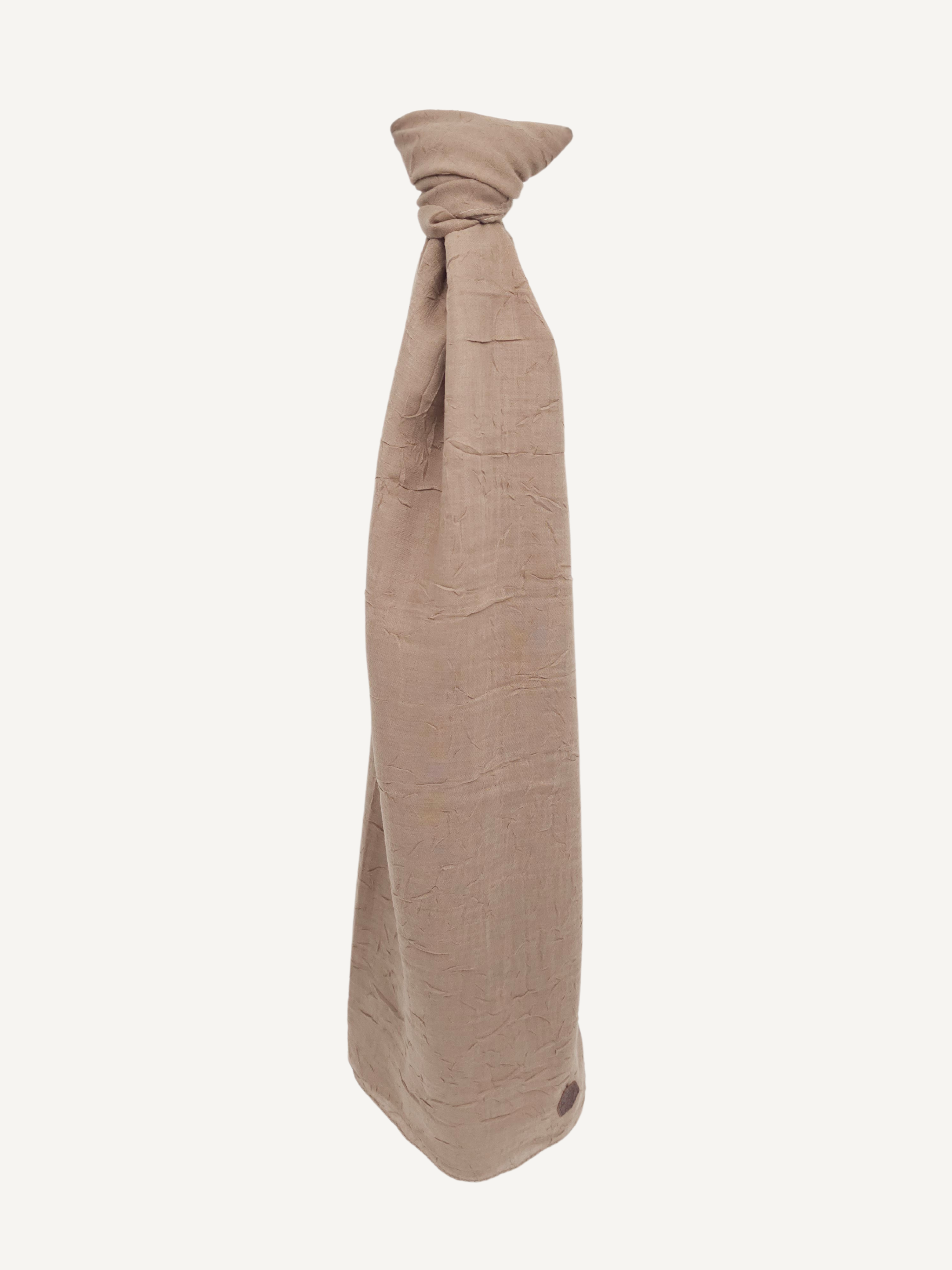Bamboo Wrinkled Scarf - Dusty Rosé