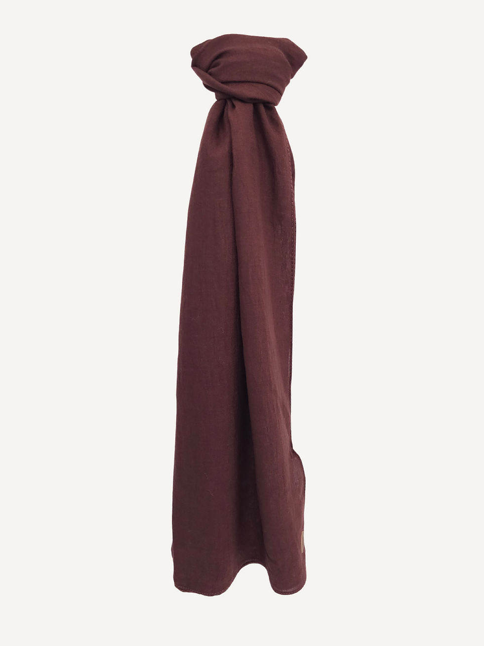 Organic Cotton Scarf - Dark Bordeaux