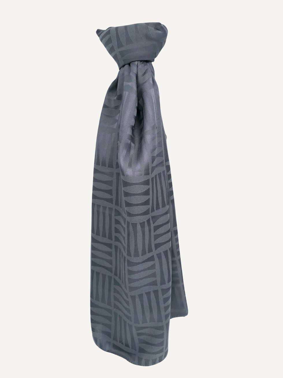 Jacquard Shawl - Anthracite