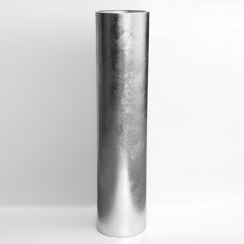 Thumbnail: GILT 27" Gold Gilded Floor Vase