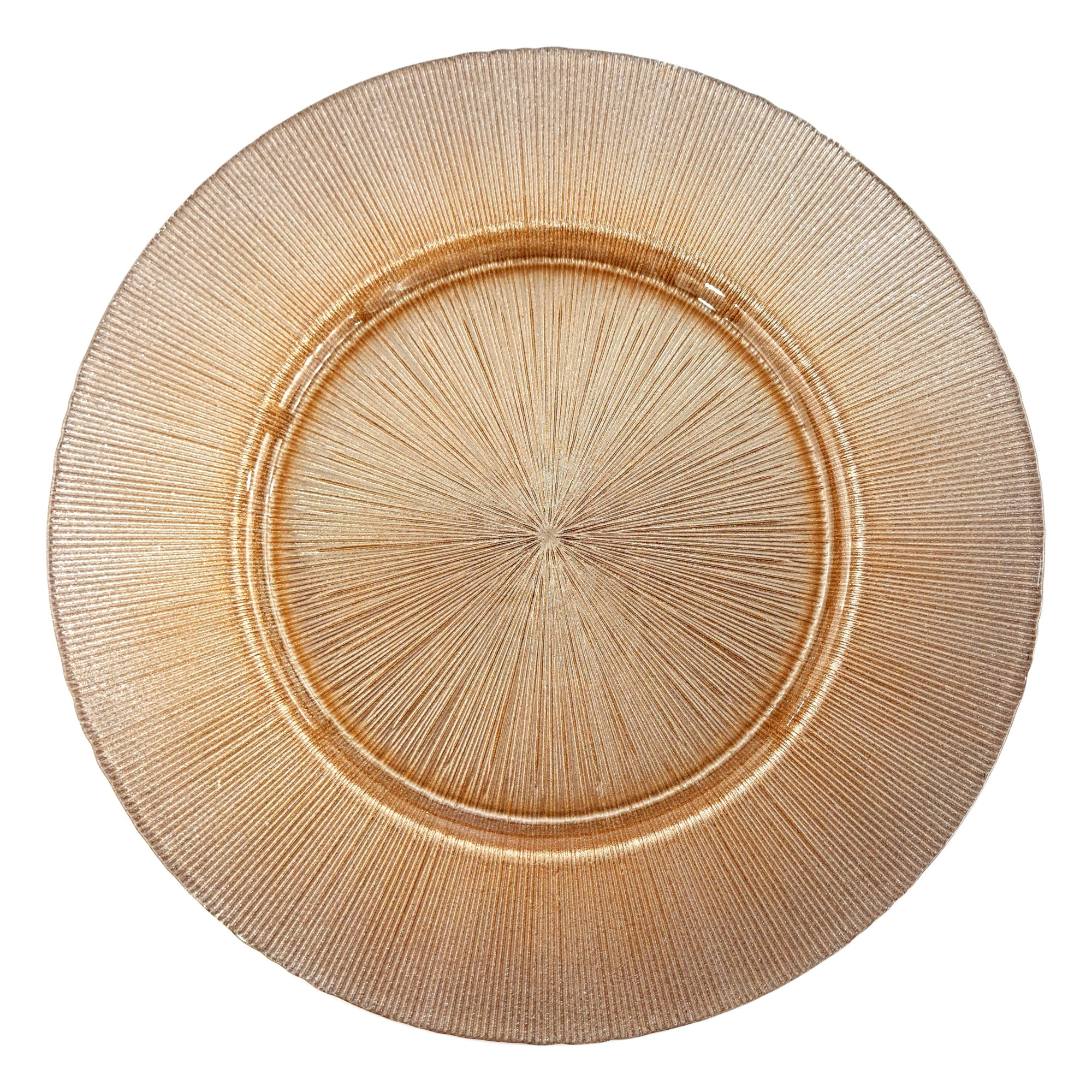 RITZ Glitter Blush 13" Charger Plate