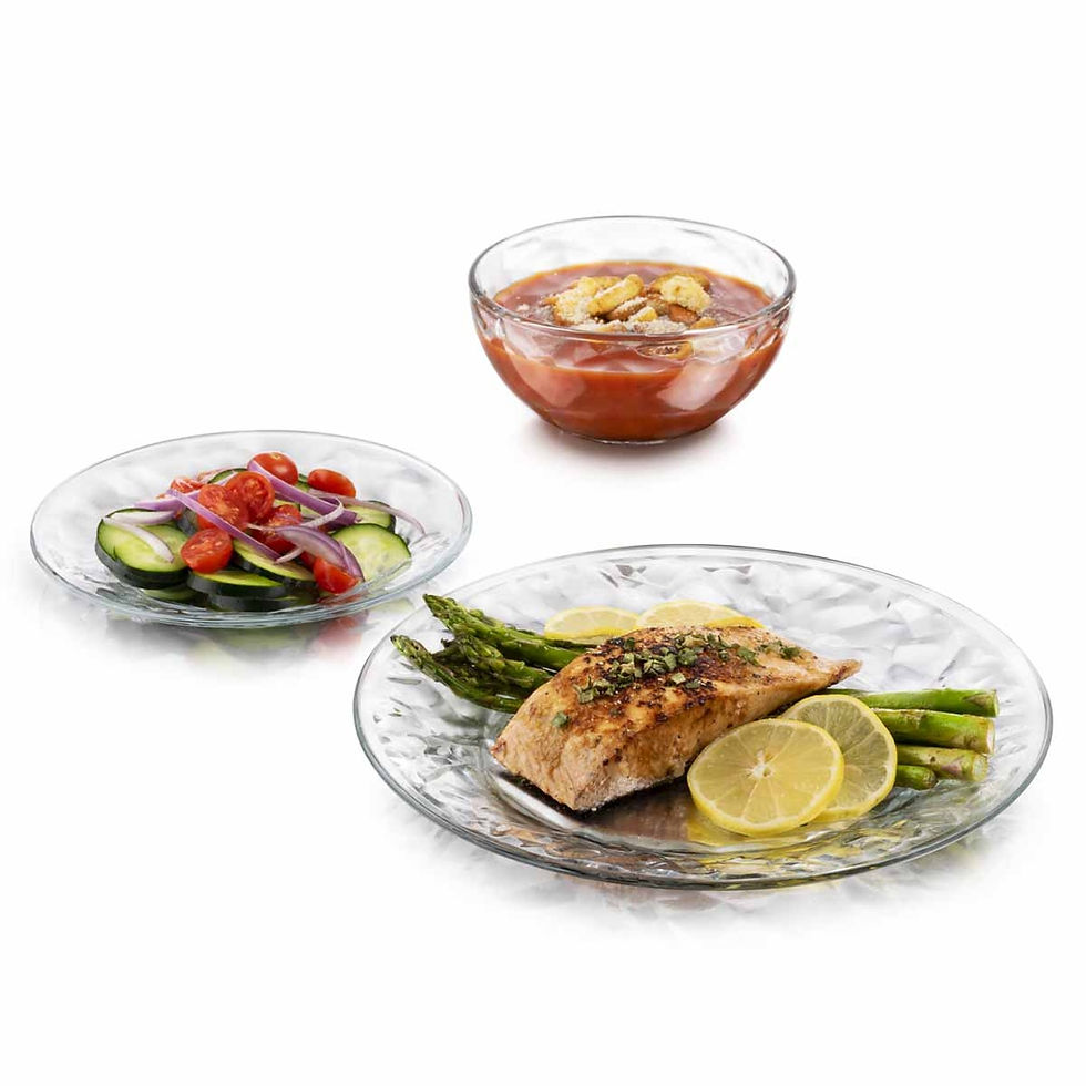 Thumbnail: ROCHER Glass Dinnerware Set